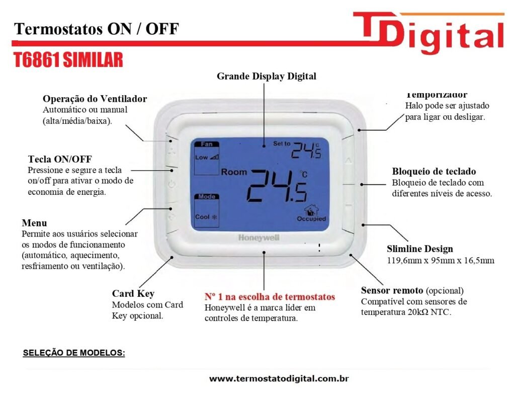 TERMOSTATO SIMILAR HONEYWELL