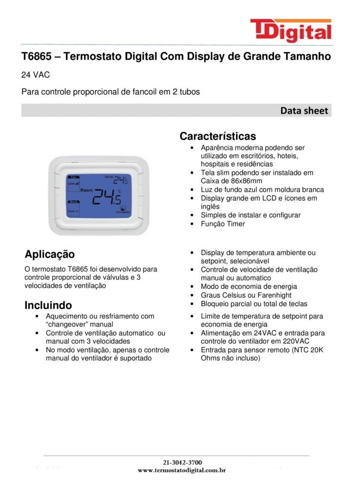 TERMOSTATO PROPORCIONAL