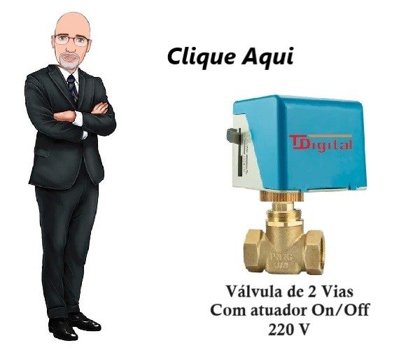 Melhor e mais simples válvula com atuador elétrico