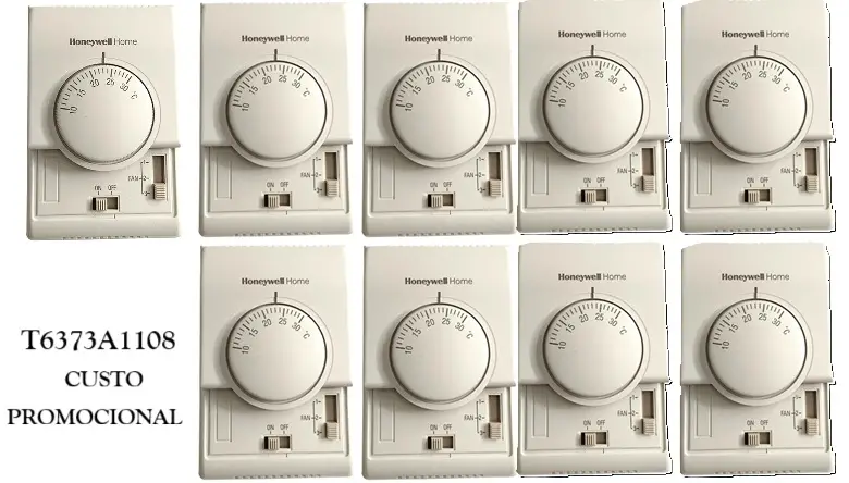 T6373A1108 TERMOSTATO MARCA HONEYWELL 09 UNIDADES - Imagem 2